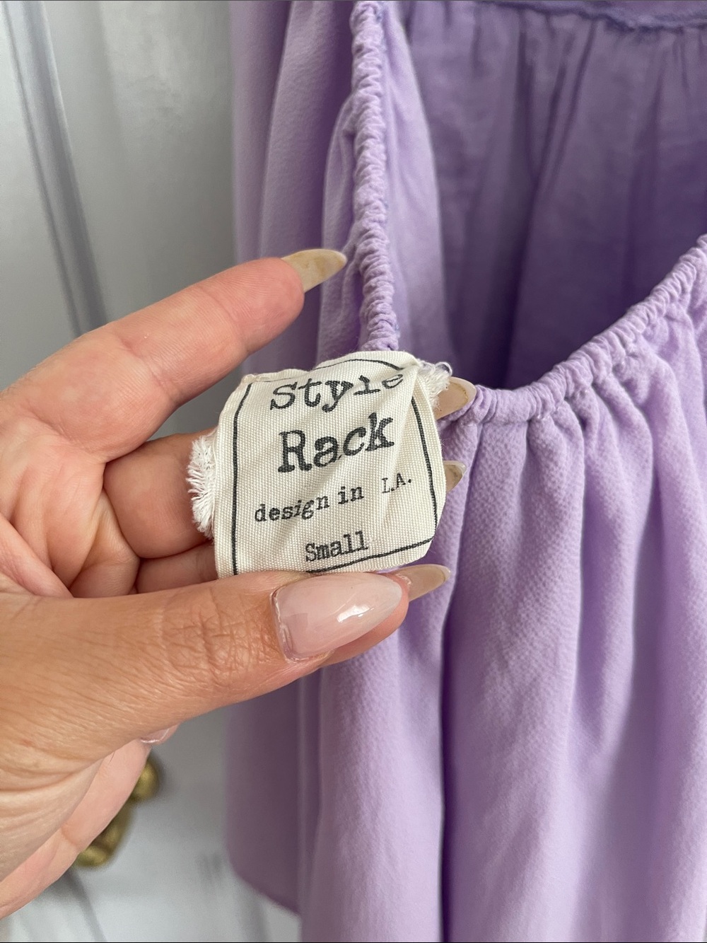 Style Rack Lavender Romper - Picture 5 of 5